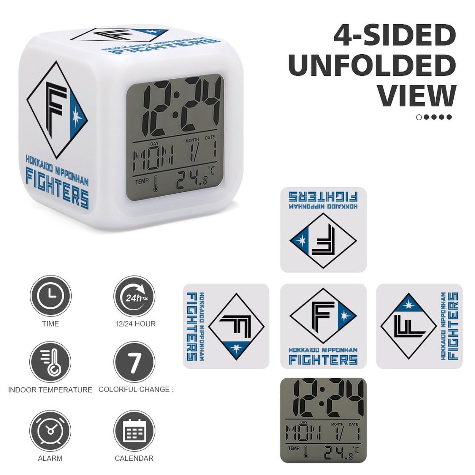 北海道日本ハムファイターズ アラームクロック Amazon.co.jp: 目覚まし時計 北海道日本ハムファイターズ 置き時計